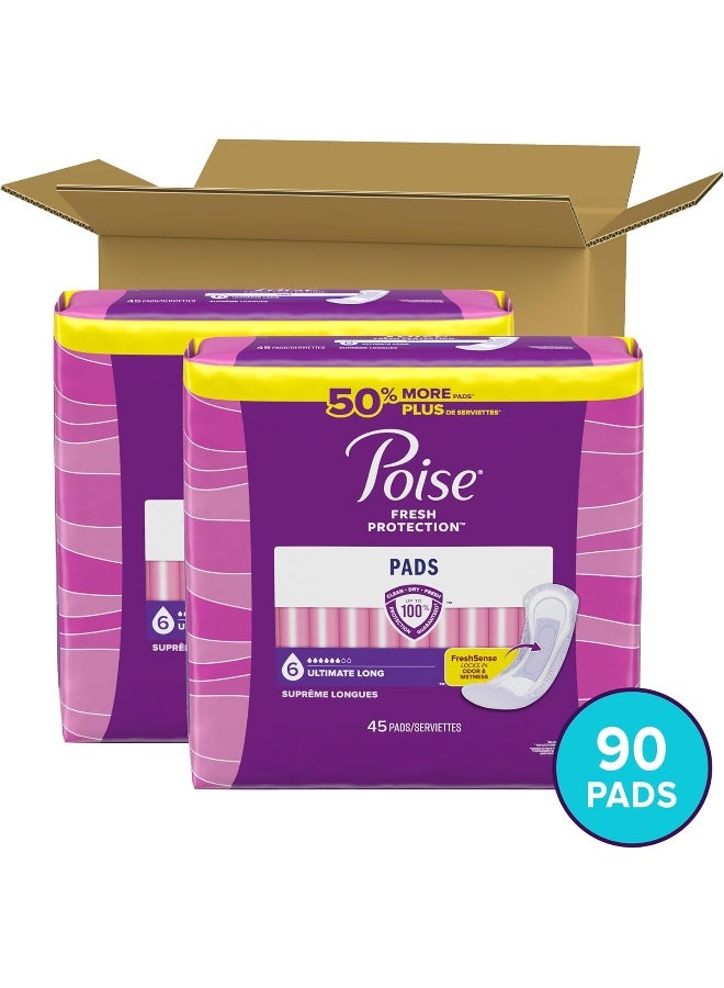 Poise فوط بويز لل incontinent, تصميم أصلي, امتصاص نهائي, طويل, (قد يختلف التعبئة) - Image 2
